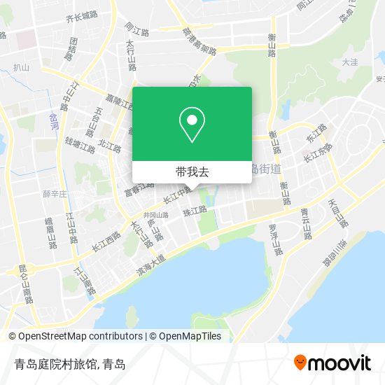 青岛庭院村旅馆地图