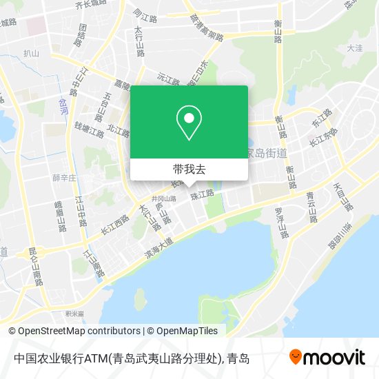 中国农业银行ATM(青岛武夷山路分理处)地图
