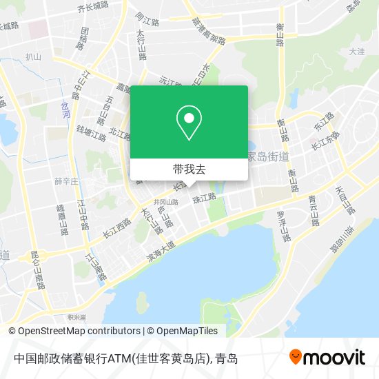 中国邮政储蓄银行ATM(佳世客黄岛店)地图