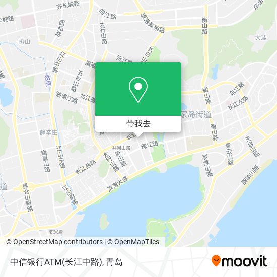 中信银行ATM(长江中路)地图