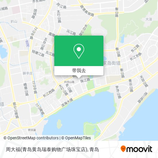 周大福(青岛黄岛瑞泰购物广场珠宝店)地图
