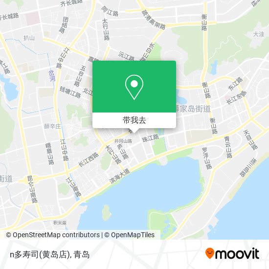 n多寿司(黄岛店)地图
