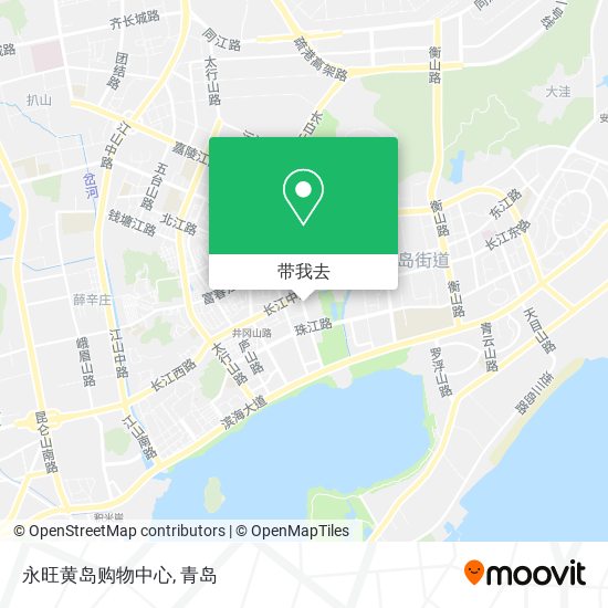 永旺黄岛购物中心地图