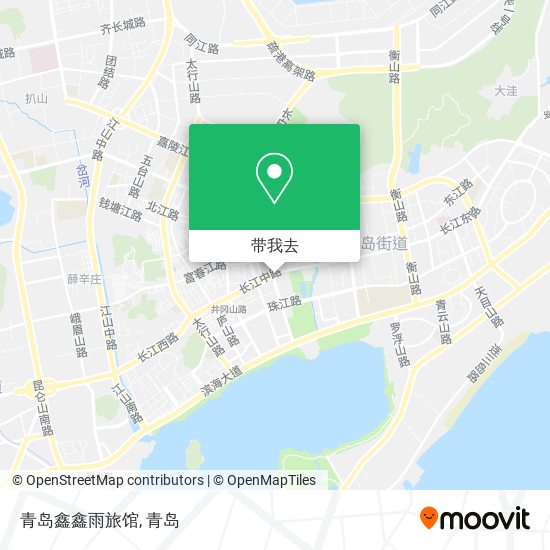 青岛鑫鑫雨旅馆地图