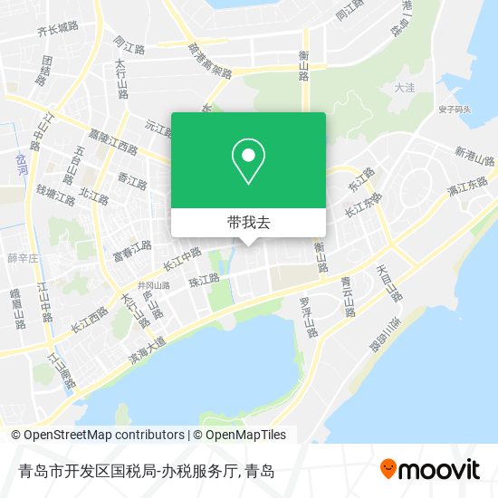 青岛市开发区国税局-办税服务厅地图