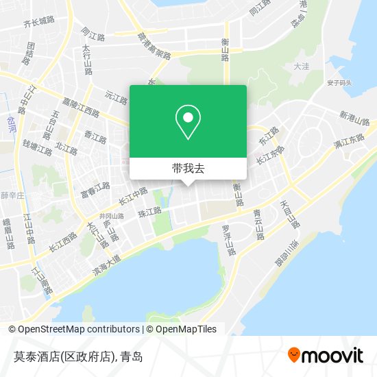 莫泰酒店(区政府店)地图