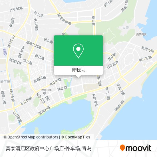 莫泰酒店区政府中心广场店-停车场地图