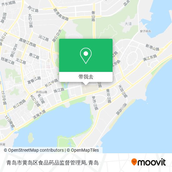青岛市黄岛区食品药品监督管理局地图