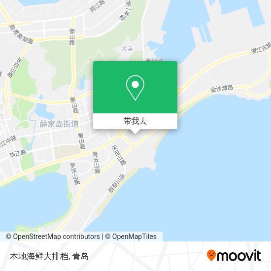 本地海鲜大排档地图