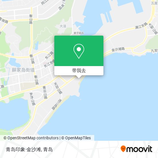 青岛印象·金沙滩地图