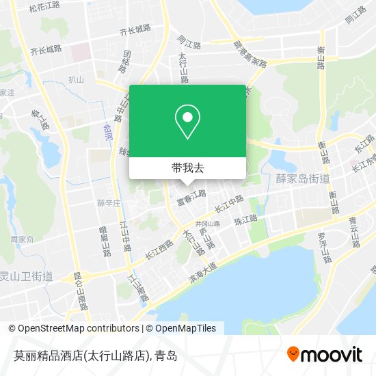 莫丽精品酒店(太行山路店)地图