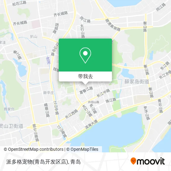 派多格宠物(青岛开发区店)地图