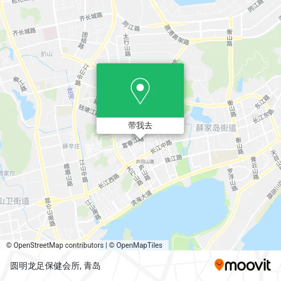 圆明龙足保健会所地图