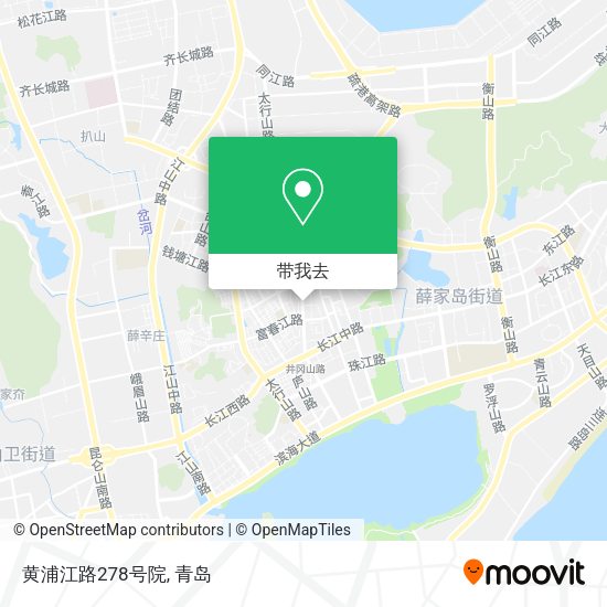 黄浦江路278号院地图
