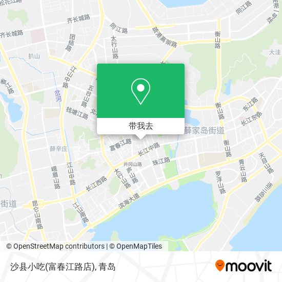沙县小吃(富春江路店)地图