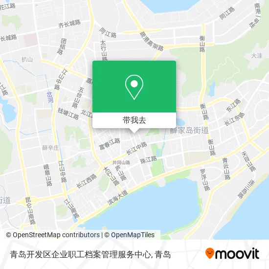 青岛开发区企业职工档案管理服务中心地图