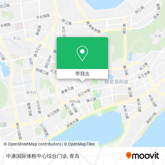 中康国际体检中心综合门诊地图