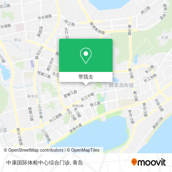 中康国际体检中心综合门诊地图