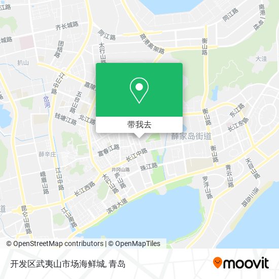 开发区武夷山市场海鲜城地图
