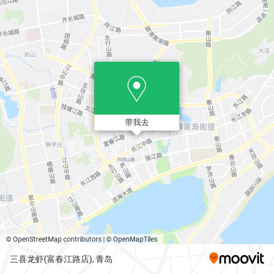 三喜龙虾(富春江路店)地图
