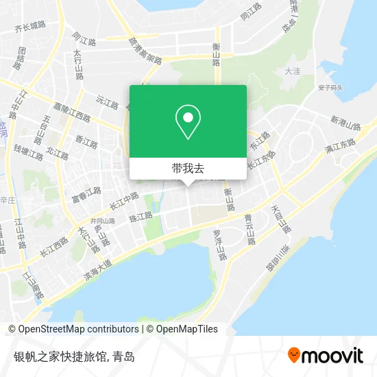 银帆之家快捷旅馆地图