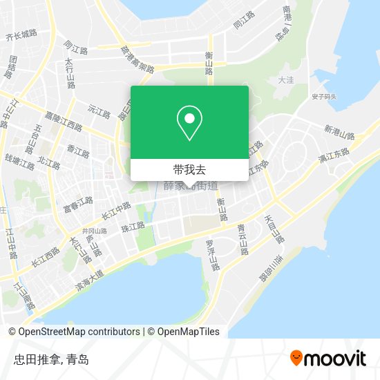 忠田推拿地图