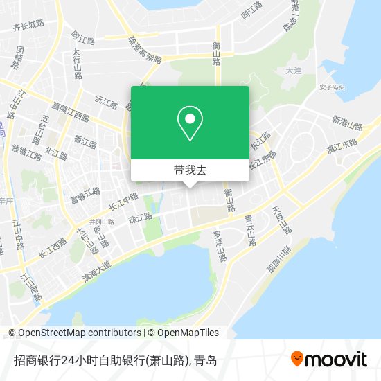 招商银行24小时自助银行(萧山路)地图