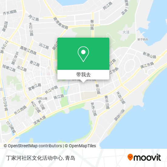 丁家河社区文化活动中心地图