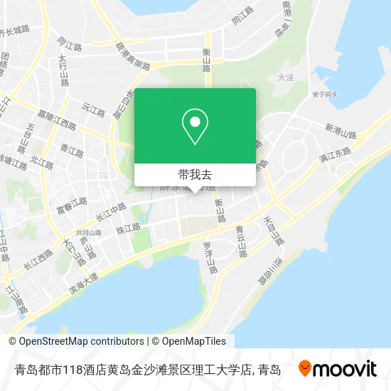 青岛都市118酒店黄岛金沙滩景区理工大学店地图
