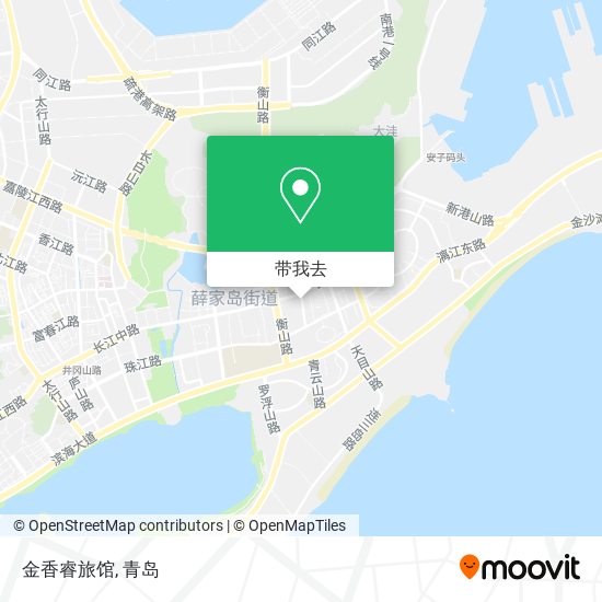 金香睿旅馆地图