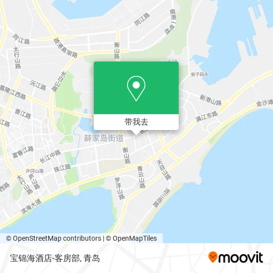 宝锦海酒店-客房部地图
