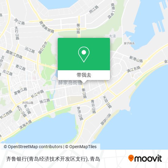 齐鲁银行(青岛经济技术开发区支行)地图