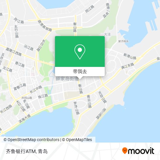 齐鲁银行ATM地图