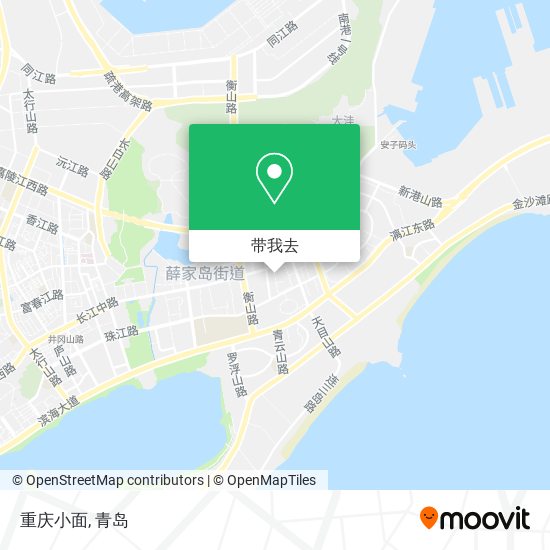 重庆小面地图