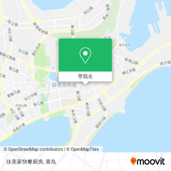 佳美家快餐厨房地图