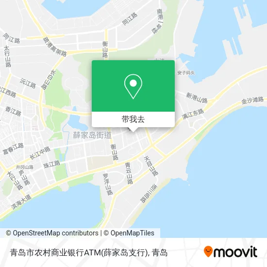 青岛市农村商业银行ATM(薛家岛支行)地图