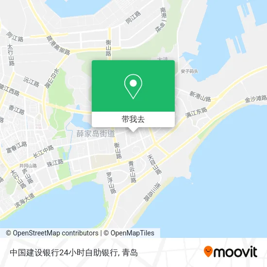 中国建设银行24小时自助银行地图