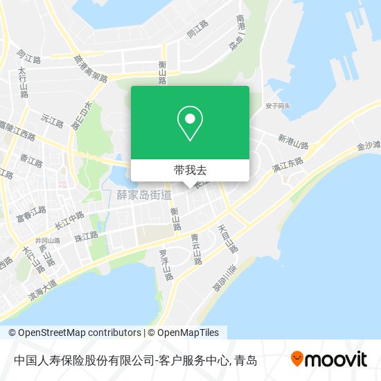 中国人寿保险股份有限公司-客户服务中心地图