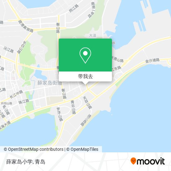 薛家岛小学地图