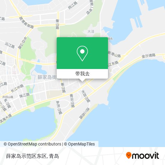 薛家岛示范区东区地图