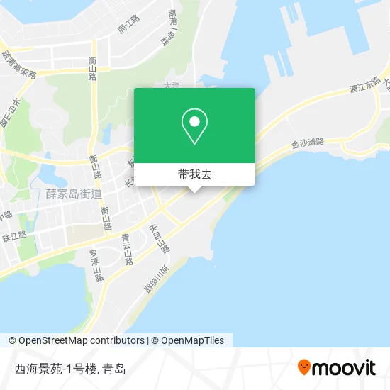 西海景苑-1号楼地图
