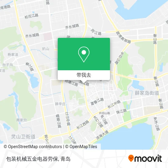包装机械五金电器劳保地图