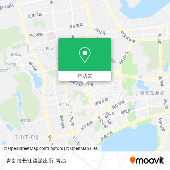 青岛市长江路派出所地图
