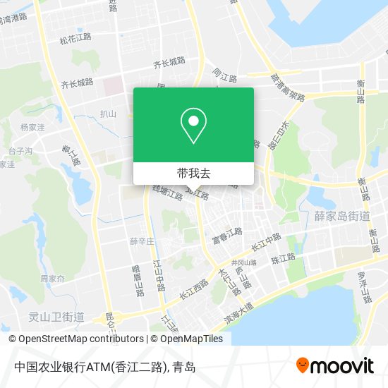 中国农业银行ATM(香江二路)地图