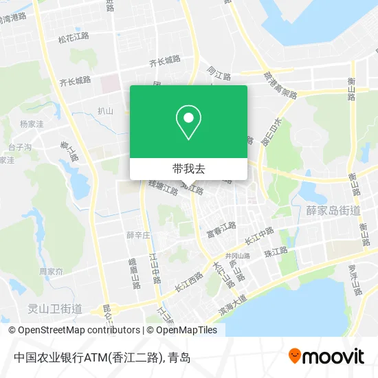中国农业银行ATM(香江二路)地图