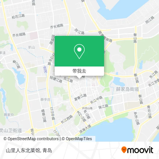 山里人东北菜馆地图