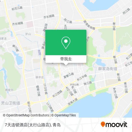 7天连锁酒店(太行山路店)地图