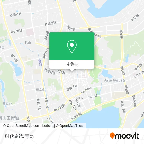 时代旅馆地图