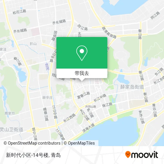 新时代小区-14号楼地图