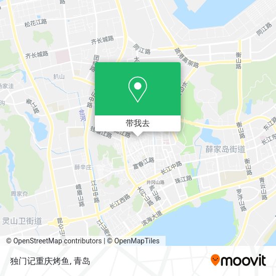 独门记重庆烤鱼地图